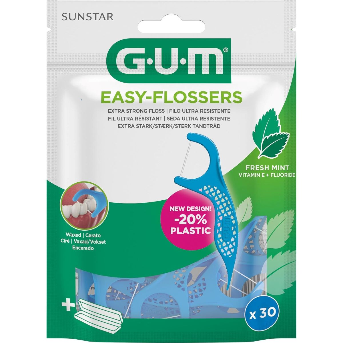 Easy-Flosser hammaslankain, hammasvälien puhdistus